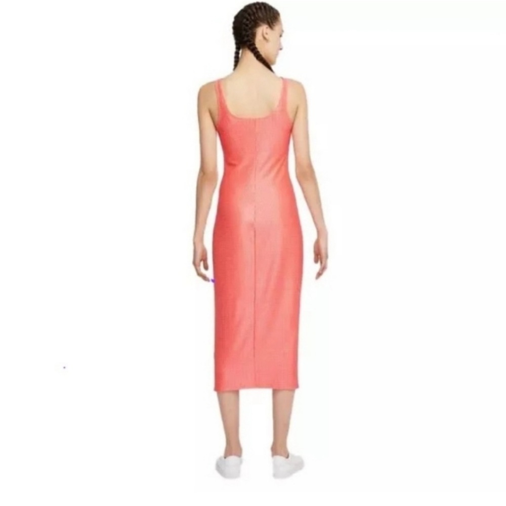 Nike tank dress with houndstooth XL PINK/ORANGE